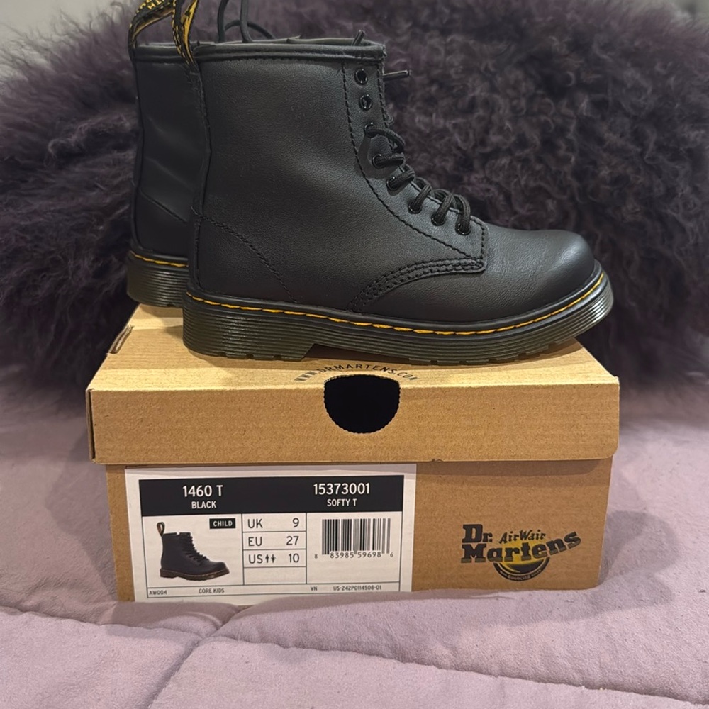 Toddler Dr. Martens boots.